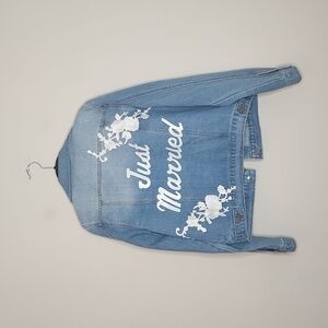 THE DENIM BLONDE CUSTOM JUST MARRIRD JEAN JACKET